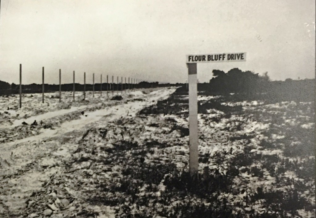 Fence line at the construction site of Naval Air Station Corpus Christi, July 1940, Lexington Road and Flour Bluff Drive Source: National Naval Aviation Museum